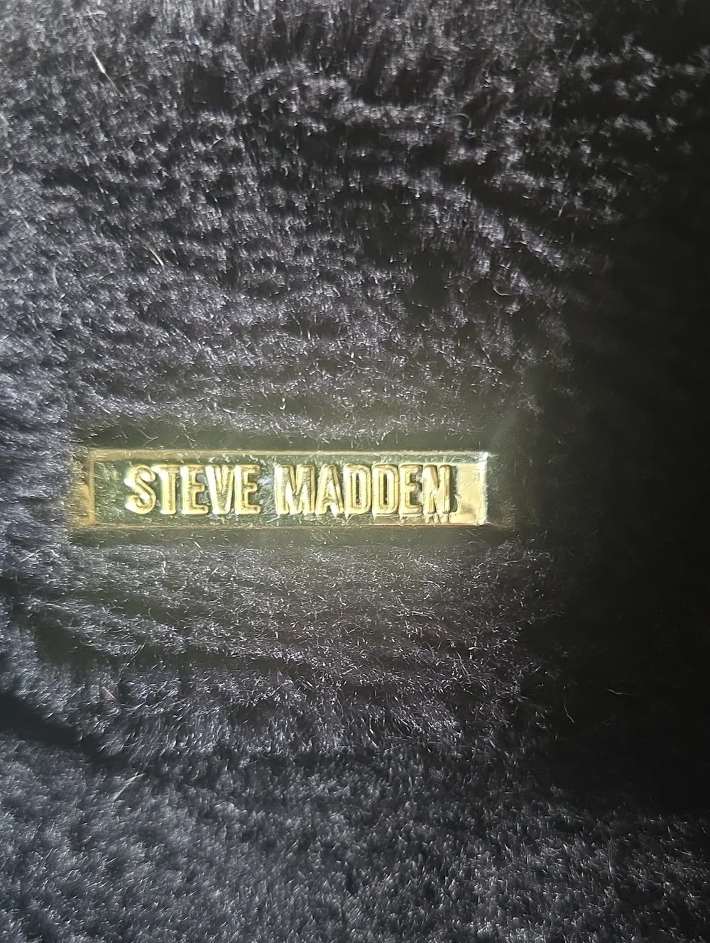 Steve Madden Fuzzy Backpack
